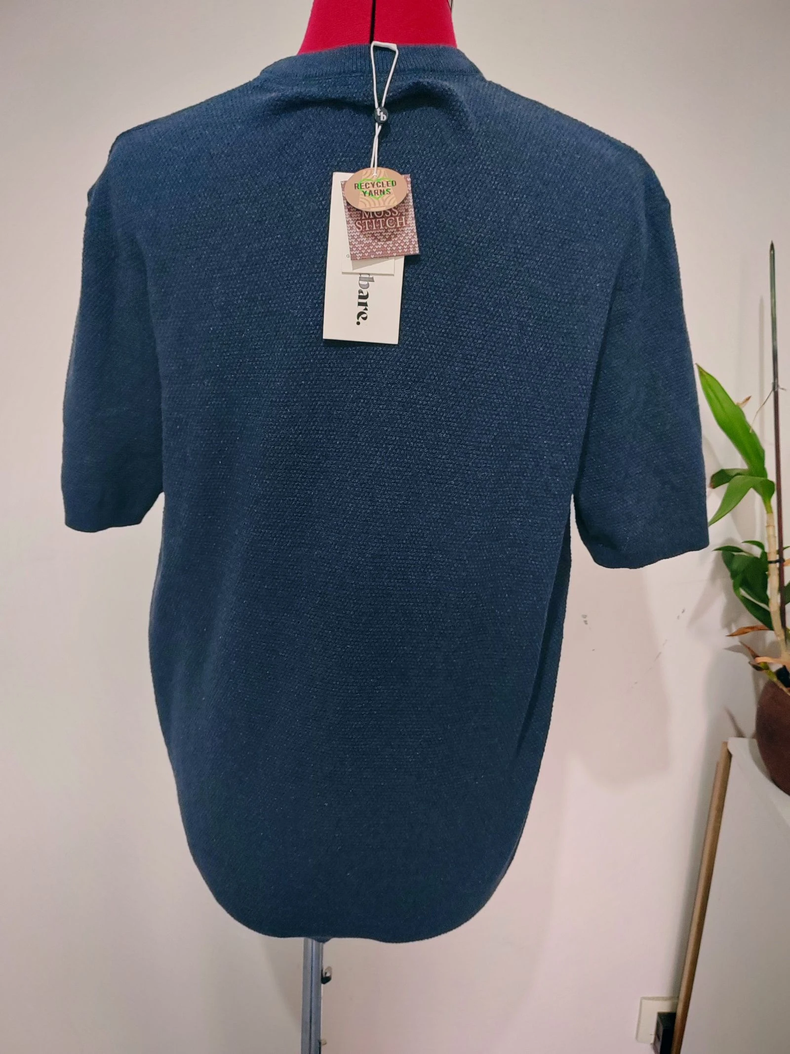 T shirt algodão malha ponto de arroz – photo 3